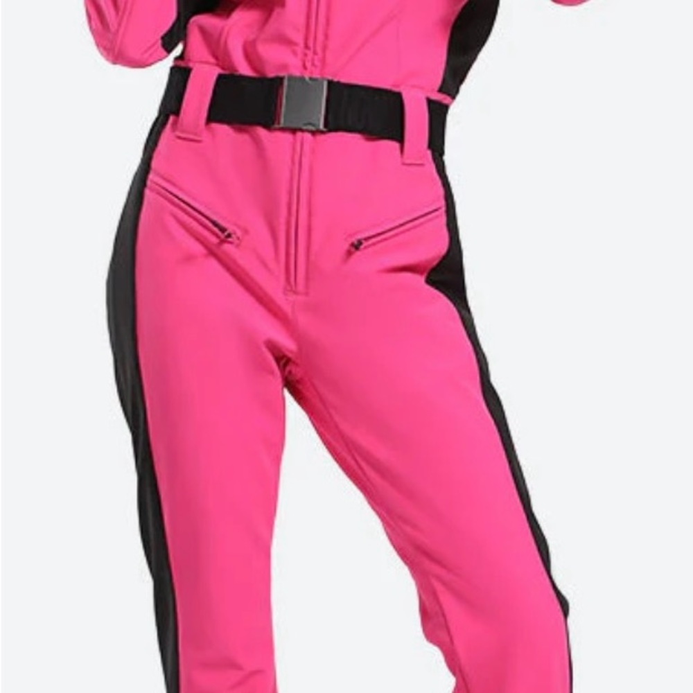 Gsou Snow suit XL Pink/Black ski - Picture 3 of 7